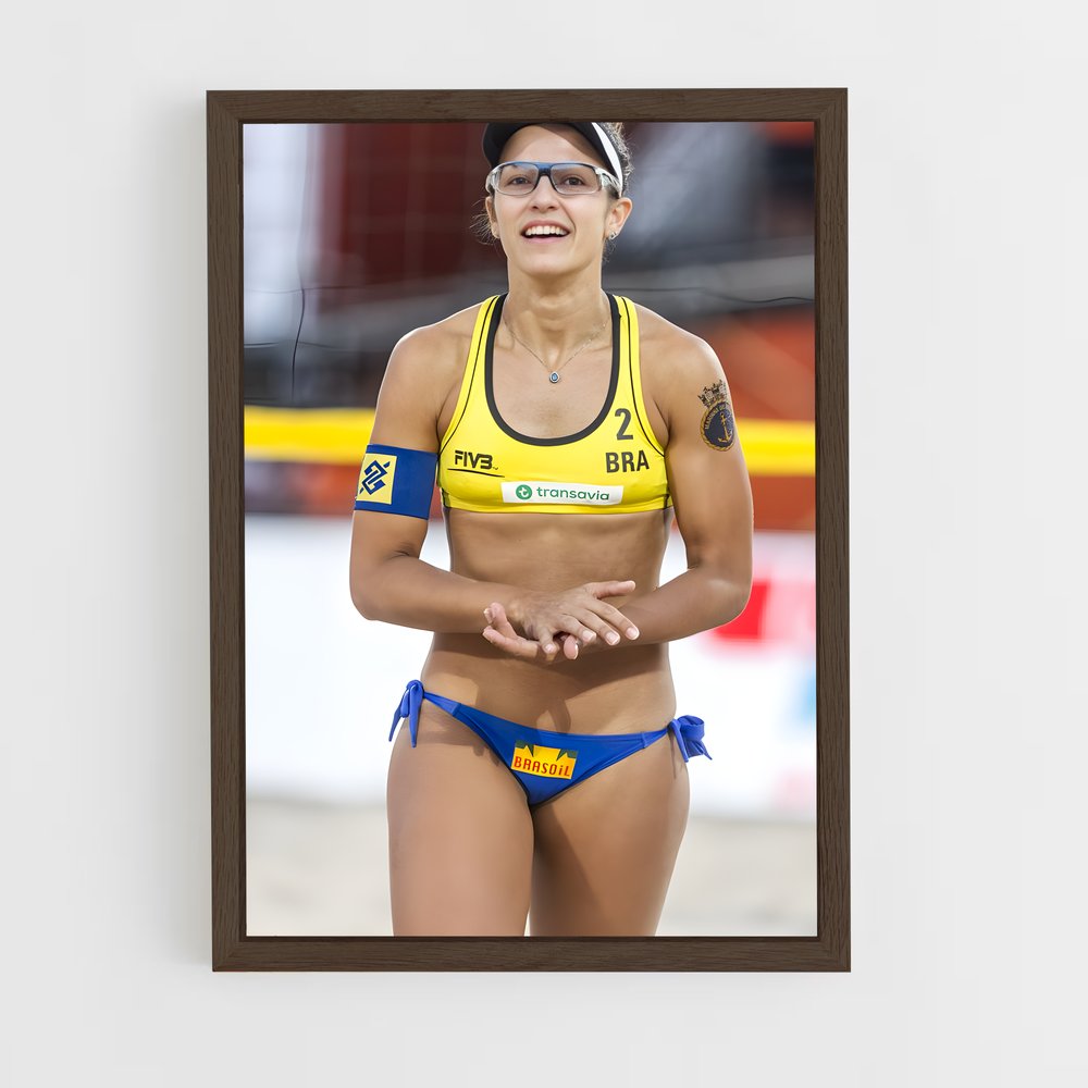 Poster Barbara de seixas – affiche Beach-volley (vue 5)